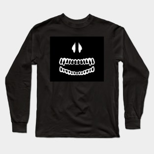 Skeleton smiley face Long Sleeve T-Shirt